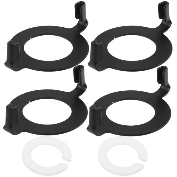 TAILTOSS 2Set Lampshade Reducing Rings Metal Lampshade Converter for Versatile Lighting