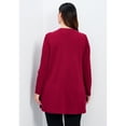 thumbnail image 2 of Avenue Women's Plus Size Alina Hacci Zip Detail Tunic, 2 of 2