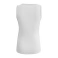 thumbnail image 5 of LYXSSBYX Tank Tops for Women Clearance Women Casual Tanks Sleeveless Buttons Slimming Solid Pullover Vest Blouse Tops, 5 of 5