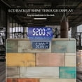 thumbnail image 3 of Bathroom Scale, Highly Accurate Digital Body Scale,Precisely Measures Weight up to 400 lbs-Vintage Wooden Wall With Array Of Different Colors And Textures, 3 of 4
