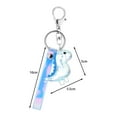 thumbnail image 6 of Sunjoy Tech Key Holder Three-dimensional Electroplating Animal Exquisite Workmanship Polishing Decorate Cute Pendant Cute Cartoon Transparent Dinosaur Keychain Car Accessory, 6 of 8
