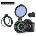 thumbnail image 3 of serony DSLR Camera Filter Brackets Portable Professional Camcorder Lens Rapid Flip Holder Adapter Rings Converter Cameraman Equipment 49mm, 3 of 7