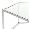thumbnail image 6 of SAFAVIEH Eliana Contemporary Glass Coffee Table, Chrome, 6 of 8