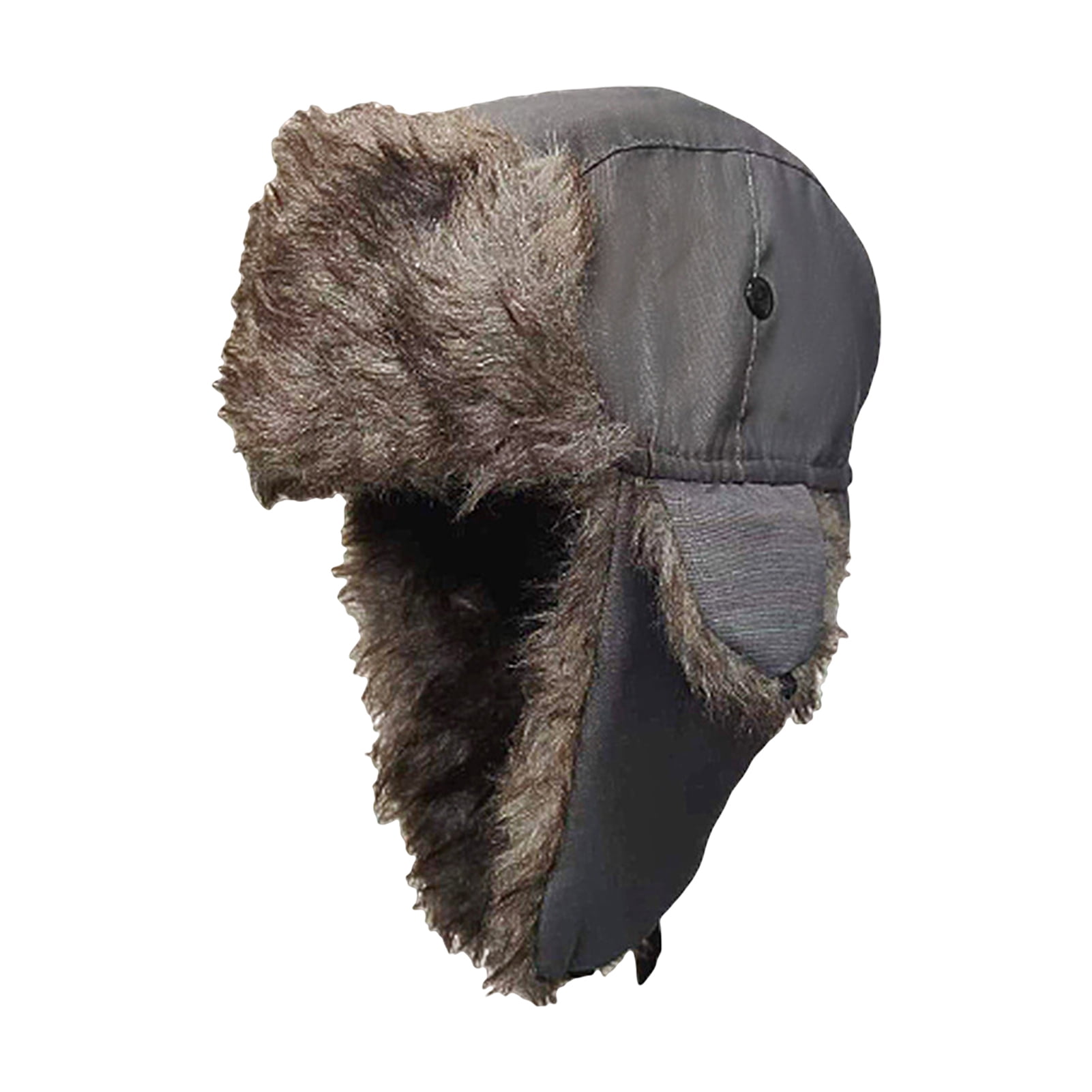 ★24-25FW新作★LMC★FUR EARFLAP TROOPER HAT Warm Trooper Trapper Hat with Ear Flaps for Winter Hunting