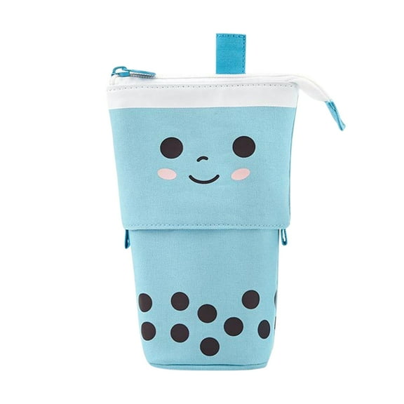 kjfeif Telescopic Pencil Bag Pen Holder Pop Up Stationery Case, Stand-up Retractable Transformer Bag Standing Organizer, Great for Christmas Holiday New Year Office Bag 