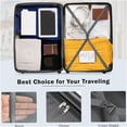 thumbnail image 6 of Light Blue 2-Piece ABS Expandable Spinner Luggage Set with TSA Lock, 20" & 28" Suitcases for Travel, 6 of 10