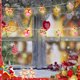 thumbnail image 5 of Guirnalda de luces navideñas Ganeen Flamingo, 20 LED, batería de 3 m, 5 of 6