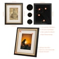 thumbnail image 6 of 8x10 Black and Distressed Gold 2 Tone Vintage Neutral Picture Frame, Hand Painted Real Wood, Matted for 5x7 Photo, Prints or Paintings, Real Glass Protection, 6 of 6
