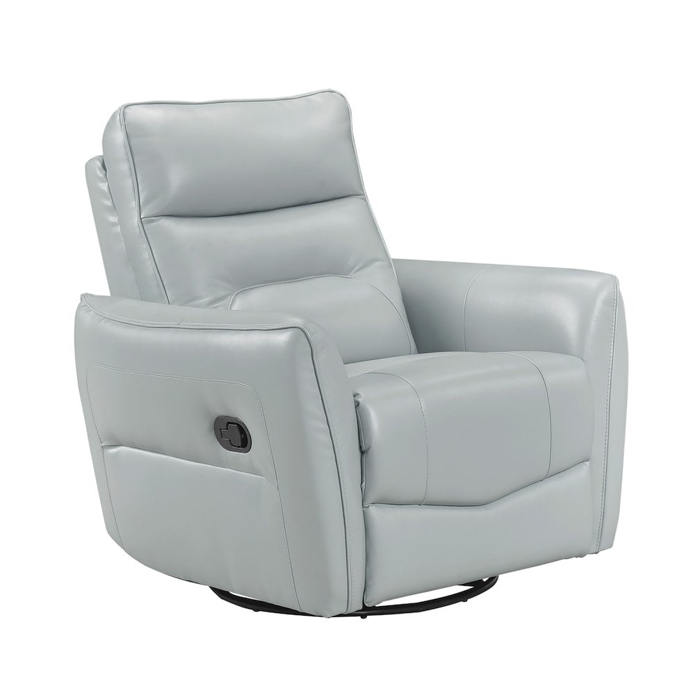 Acme Zubaida Velvet Glider Recliner Sofa - Two-Tone Gray, Horizontal Tufted, With Storage & Reclining Mechanism