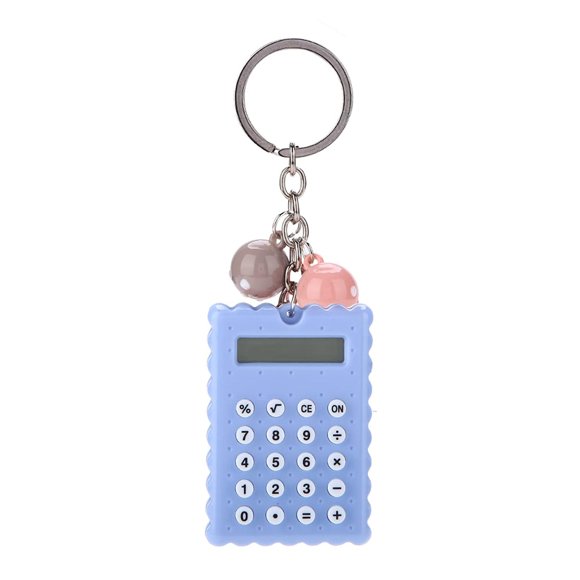 Calculadora Portátil ASHATA Azul Estilo Creativo con Pantalla de 8 Bits para Regalos