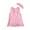 Pink, variant on Young adult fashion Girls Dress for Wedding Guest Girls Waffle Knit Button Detail Tiered Dresses Short Sleeve Casual Sun Beach Dress