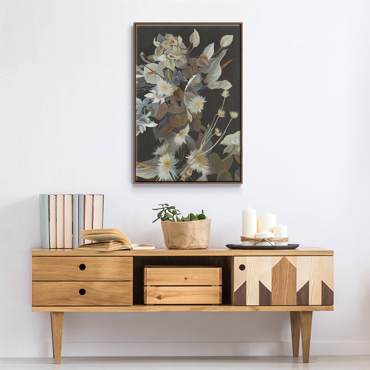 Turn a New Leaf Framed Premium Gallery Wrapped Canvas - Ready to Hang