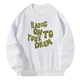 thumbnail image 2 of Sudadera con capucha para hombre y mujer, sudadera con cuello redondo, Tops Y2K, sudadera informal de manga larga con cuello redondo para uso diario , blanco, SG Yinane Sudaderas con cuello redondo, 2 of 8
