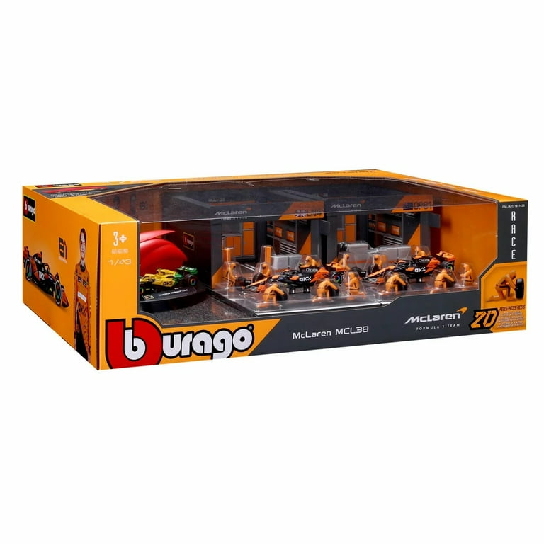 1:43 Formula 1 Deluxe Paddock Set - McLaren - Walmart.com