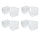 thumbnail image 1 of 20 mini contenedores de plástico para almacenamiento con tapa para guardar artículos pequeños, cuentas, joyas, tarjetas y manualidades, 1 of 6