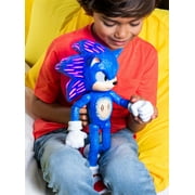 Sonic The Hedgehog 3 Ultimate Talking Sonic 12-Inch Figure, Features 30+ Iconic and Humorous Phrases and Sounds from The Movies, Light-Up Eyes and Quills