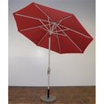 thumbnail image 1 of 9 x 8 ft. Rib Premium Market Umbrella - Aspen Frame, Paprika Canopy, 1 of 1