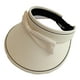 thumbnail image 1 of Sombrero de protección solar con parte superior vacía y ajustable de 55 a 60 cm de circunferencia para mujer, sombrero para el sol de verano para exteriores con lazo, 1 of 6
