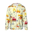 thumbnail image 1 of Balery Heavy Equipment Sudadera ligera de manga larga con capucha y protección solar UPF 50+ para hombre y mujer, ideal para pesca y running-Small, 1 of 7