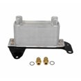 thumbnail image 6 of KarParts360 For Dodge Ram 4000 2005 06 07 08 2009 Transmission Oil Cooler | Chrome Housing | Aluminum Material | 24 Cooling Row | With 2 Fittings/2 O-Rings | Replacement For 4337537, 4930582, 6 of 7