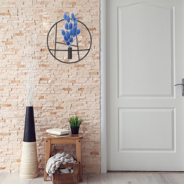 Candelero de Metal de arte moderno para colgar en la pared decoración de dormitorio candelabro artesanal 3D JShteea Libre de BPA