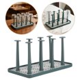 thumbnail image 1 of Raindrops 1Set Bottle Dryer Stand PP Green Simple Design For Living Room, 1 of 8