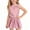 Pink, variant on Girls Summer Outfit Casual Plaid Skirt and Sleeveless Cute Bow Top Two Piece Set Girls Summer Clothes Red