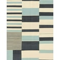 thumbnail image 1 of Ahgly Company Indoor Rectangle Abstract Vanilla Gold Abstract Area Rugs, 6' x 9', 1 of 6