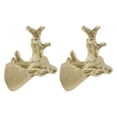 thumbnail image 4 of Shisuyan 2 Pcs Boutons Vintage en Forme de Cerf pour Armoire Boutons de Commode Boutons d'Armoire Poignées de Commode Boutons de Porte de Garde-Robe Poignées de Commode Poignées de Tiroir d'Armoire, 4 of 8