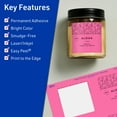 thumbnail image 3 of Avery Printable Square Labels, Bright Pink, 2.75" x 2.75", 120ct, 3 of 11