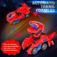 thumbnail image 7 of SUNNYPIG Dinosaur Toys for 2 3 4 5 Year Old Boys, Gift Ideas for 2 3 4 5 Year Old Kids Toddler Gifts for Kids 3 4 5 6 7 8 Years Deformation Cars Dino Vehicle Toys for Autistic Children Robot Car, 7 of 7
