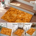 thumbnail image 5 of Bathroom Rugs 2x3 Ft, Orange Geometric Non Slip Area Rugs for Kitchen Bedroom Entryway, Modern Luxury Aesthetic Abstract Motifs Washable Carpet Runner Rug Floor Mats for Bedroom Home Decor, 5 of 8