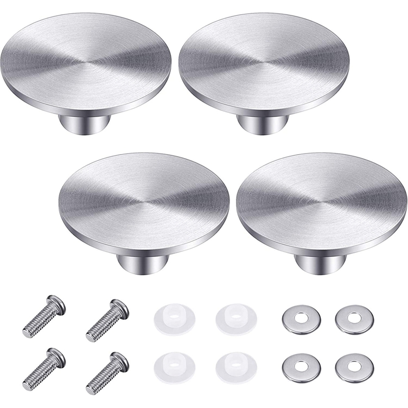 4 Sets Dutch Oven Knob Stainless Steel Replacement Knob Pot Lid Handle
