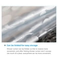 thumbnail image 6 of 1PC Shower Curtain with Hooks PVC Waterproof Mildew Resistant Antibacterial 3D White Semi Transparent Pebble Shower Curtain, 6 of 8