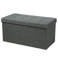 thumbnail image 4 of Kadyn Morden Bedroom Bench, 31.5" Storage Ottoman Bench with Removable Storage Bin for Bedroom, Entryway, Dark Gray, 4 of 10