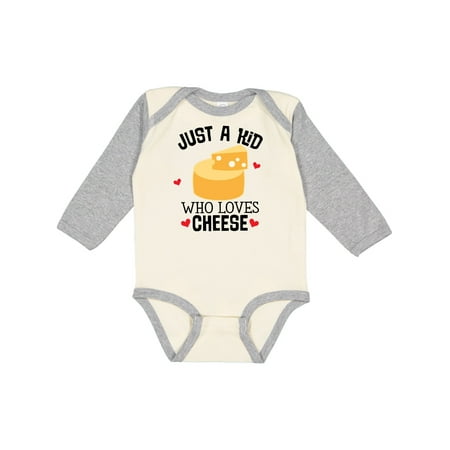 

Inktastic Cheese Lover Kids Outfit Gift Baby Boy or Baby Girl Long Sleeve Bodysuit