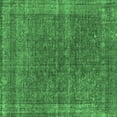 thumbnail image 1 of Ahgly Company Indoor Square Oriental Emerald Green Industrial Area Rugs, 8' Square, 1 of 4