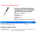 thumbnail image 2 of Front Strut and Coil Spring Assembly - Compatible with 2006 - 2009 Mercedes-Benz E350 RWD (Excludes 4Matic) 2007 2008, 2 of 2