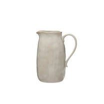 Creative Co-Op Stoneware Pitcher, Reactive Glaze