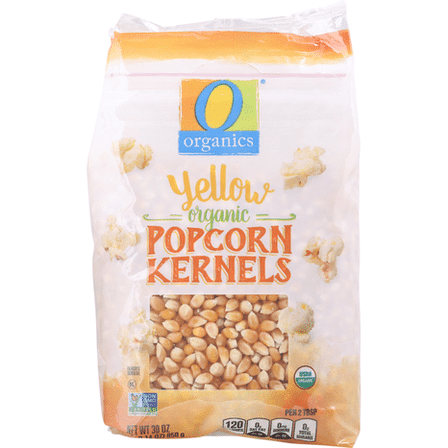 O O Organic Yellow Popcorn Kernels USDA Organic 30 oz