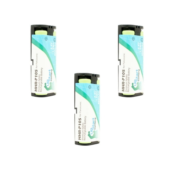 3x Pack - UpStart Battery Uniden BBTG0658001 Battery - Replacement for Uniden Cordless Phone Battery (800mAh, 2.4V, NI-MH)