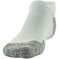 thumbnail image 2 of Under Armour Adult ArmourDry Run Cushion No Show Tab Socks, 3-Pairs, White, Large, 2 of 4
