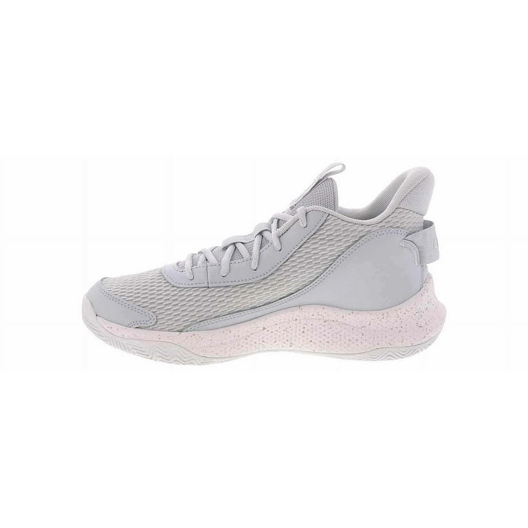 Under Armour Curry 3Z7 Shoes, Halo Gray/White Clay, Leather
