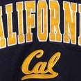 thumbnail image 4 of Men's Colosseum Navy Cal Bears Arch & Logo Crew Neck Sweatshirt, 4 of 4