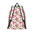 thumbnail image 2 of Lsque Strawberry1 Pattern Canvas Daypack, Durable Backpack, High-quality Versatile Backpack,Vintage Compact Backpack-Medium, 2 of 6