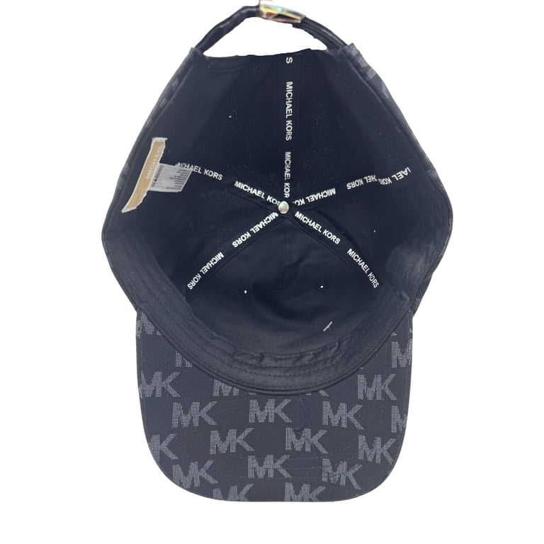 Michael Kors MK Signature Hat Logo Print Cotton Baseball Cap  display picture 3