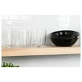 thumbnail image 6 of Nova Black Dinnerware Set, 62-Piece - Round Stoneware Tableware for 6, with Glass & Flatware, 6 of 7