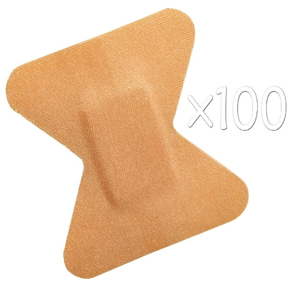QARUN 2026 New Fingertip Sterile Fabric Bandages Large 1.75" X 3" Adhesive Stretch & Breathability Hypoallergenic Finger Butterfly Bandages, Latex Free
