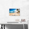 thumbnail image 2 of ARTCANVAS Mexican Beach Palm Trees Vacation Resort Canvas Art Print - Size: 18" x 12" (0.75" Deep), 2 of 9