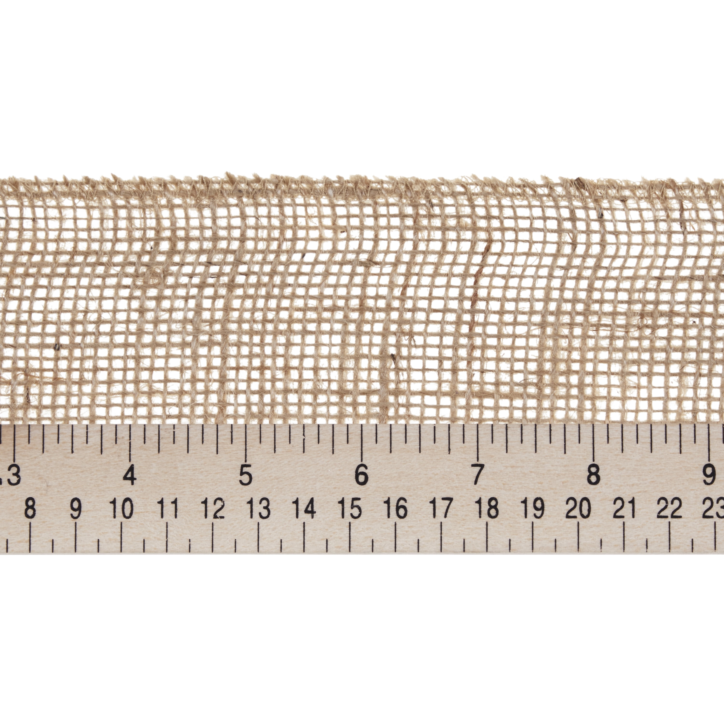 (2 pack) Love, Laugh, Craft Burlap Roll Precut Jute Naturalistic Needlework Fabric, 3" x 5-Yards, Natural Brown